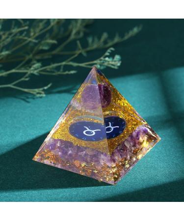 XIANNVXI Taurus Tower Amethyst Crystal for Positive Energy and Healing - Taurus Gifts for Men and Women - Buy Online on GoSupps.com