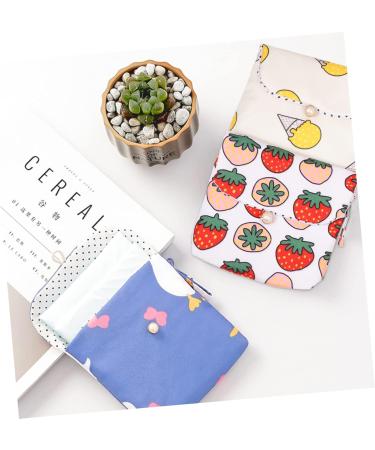 Lurrose 12-Piece Women's Storage Bag Set | Versatile Menstrual Ties & Makeup Brush Pouch | Cotton Coin Bag for Travel - Buy Online on GoSupps.com