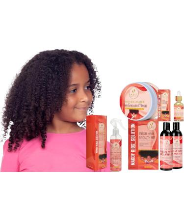 Kid s Hair Growth Set - Nourishing Shampoo & Conditioner with Black Castor Oil Argan Jojoba Aloe Vera | Sulfate & Paraben Free - Buy Online on GoSupps.com