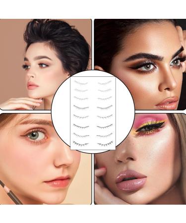 Lower Lash False Eyelashes | Natural Cartoon Individual Lashes Comic Style - Convenient Eye Makeup Sweatproof Bottom Lash Extension for Women Theme  - Buy Online on GoSupps.com
