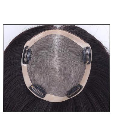 Real Hair Crown Attachment for Thin Hair - Mono-Crown Filler 12.7x14 cm Dark Brown 40.6 cm - Buy Online on GoSupps.com