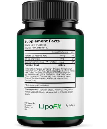 (2 Pack) Lipofit Capsulas Lipo Fit Capsules Loss Support Formula Extreme Pastillas Pills All Natural Advanced Strength Supplement for Overall Health & Wellness Maximum Energy Healthy Digestion (120ct) - Buy Online on GoSupps.com
