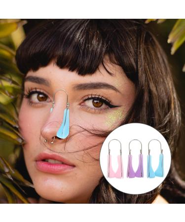Lot de 3 Rehausseurs de Nez en Silicone Color s Pinces Nez Beaut Pratiques pour Modeler et Lifter le Pont Nasal Outils de Lifting Confortables et Discrets - Buy Online on GoSupps.com