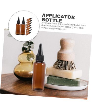 Flacons Applicateurs Presser pour Teinture Capillaire 10 Pi ces 50 Ml Plastique Pet Souple Marron Bouchon Noir Pr cision Usage Professionnel Cheveux - Buy Online on GoSupps.com