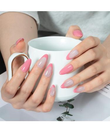 MEGIOR Pink Gel Nail Polish 15ml Peach Pink Gel Polish 1PCS Soak Off UV LED Nail Gel Polish for Nail Art Manicure Salon DIY Home for Women Girls Nails - Buy Online on GoSupps.com