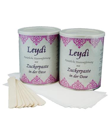 2x 1000g Leydi Sugar Paste Can - Refill Set for At-Home Sugaring & Hair Removal | International Shipping - Buy Online on GoSupps.com