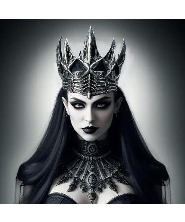 Halloween Crow Crown | Crow Costume Crown - Gothic Headpiece Costume Accessory Crown Cosplay for Women and Girls - Buy Online on GoSupps.com