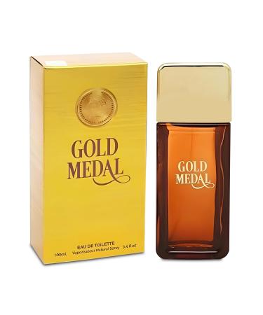 Gold Medal Sensual Woody Fragrance for Men | Long Lasting Cologne Aromatic Scent Eau de Parfum Natural Spray - Great Holiday Gift 3.4 Fl Oz/100 Ml