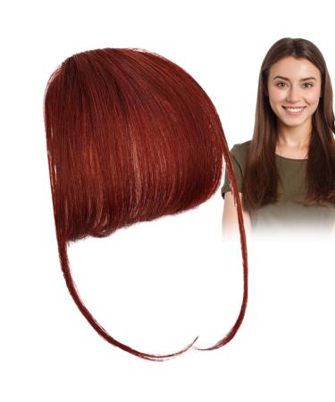 Clip In Bangs Bang Extension Wispy Bangs Clip In Clip On Bangs Human Hair French Bangs Clip On Hair Bangs Extensions Clip In Bangs Real Hair For Girls Women wine red