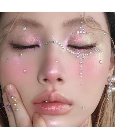 Korean Bling Eye Makeup Palette Aurora Holographic Pigment - Pink Eyeshadow & Highlighter Powder (02 Cherry Blossom) - Buy Online on GoSupps.com
