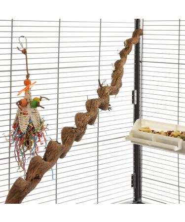 HappyBird | Natural perch for parrots spiral liana 90-100cm / 2-3 cm |
