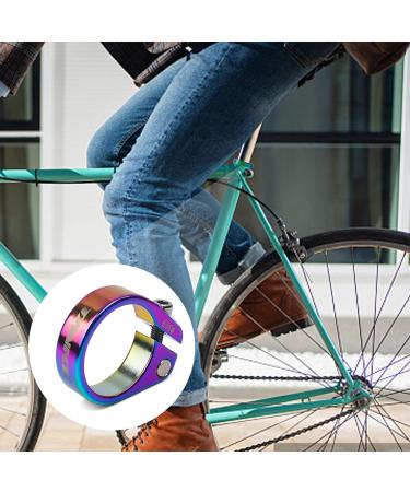 28.6mm Aluminum Saddle Clamp - Quick Clamping Bicycle Tensioner | Amonence Colored Bike Attachment - Buy Online on GoSupps.com