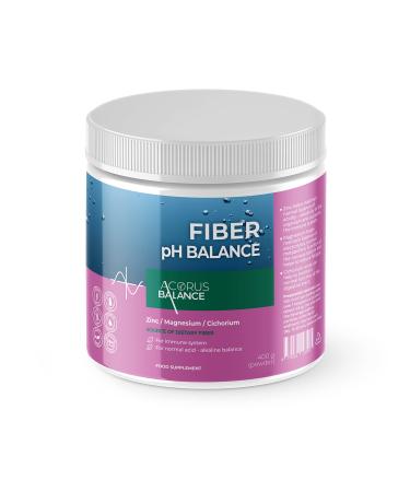 Acorus Balance pH Balance Fiber | for Normal Acid-Alkaline Balance | Source of Fiber | Zinc Magnesium Cichorium | Powder Supplement | Vegan Friendly No Added Sugar | Food Supplement | 400g