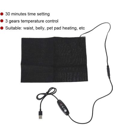 Waist & Belly Heating Pad - Electric Warmer with 3 Temperature Settings for Winter Comfort - International Shipping Available - Buy Online on GoSupps.com