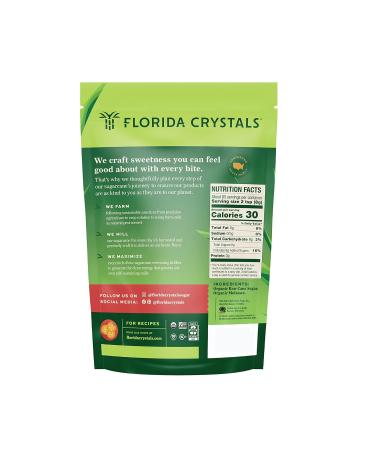 Florida Crystals Organic Light Brown Raw Cane Sugar - 3 LB E-commerce Pack - Buy Online on GoSupps.com