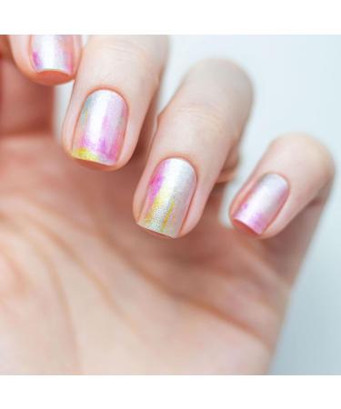 Shop Avoa Beauty Happy Little Accidents Nail Film - Colorful Self-Adhesive Nail Wraps | Long-Lasting Nail Art in Pink Yellow Blue & White - Buy Online on GoSupps.com