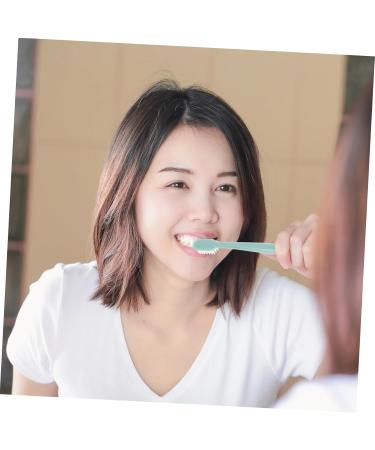Solustre 10-Pack Ergonomic Disposable Toothbrushes - Travel-Friendly Household Tooth Cleaning Brushes - Buy Online on GoSupps.com