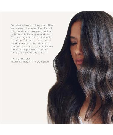 Kristin Ess Hair Weightless Shine Serum - Frizz Taming, Cuticle Smoothing, Moisture Locking - 1.7 fl oz - Buy Online on GoSupps.com