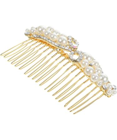 FRCOLOR Rhinestone Bow Tie alloy rhinestone leaf hear clips bridal headpiece floral fork rhinestone combs pearl clips for bride hairpiece Accessories rhinestones Girls Hair Accessories - Buy Online on GoSupps.com