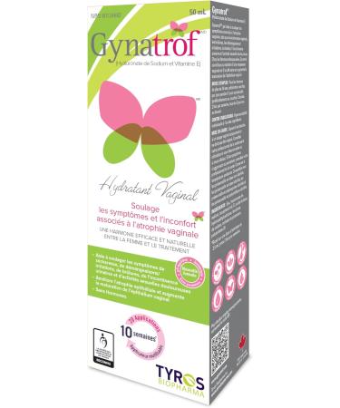 Gynatrof Natural Vaginal Moisturizer | Hyaluronic Acid & Vitamin E | Eliminates Vaginal Dryness | Fast Acting Hormone Free & Fragrance Free | 50 ml Gynatrof Gel Moisturizer - Buy Online on GoSupps.com