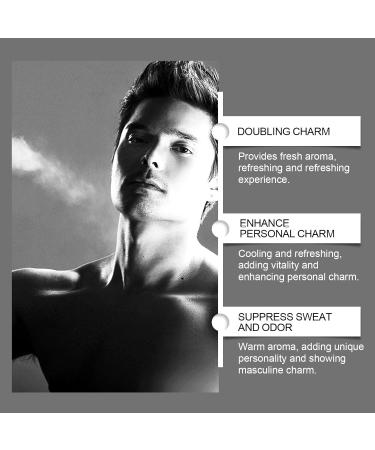 Men's Fragrances Stylish Long Lasting Eau De Parfum Floral Beauty Products Suitable for All Skin Types Gift for Men 7.6x4.4cm Black - Buy Online on GoSupps.com