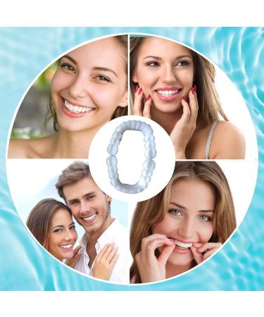 Shop 2-Piece Fake Braces Veneers - Instant Cosmetic Dentures for Bad Teeth - Whiten & Enhance Your Smile - Buy Online on GoSupps.com