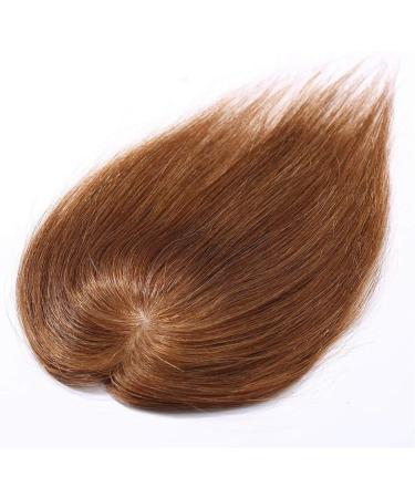 Double Silk Base Human Hair Topper 2.5"x4" Handmade Crown for Bald Women - Buy Online on GoSupps.com