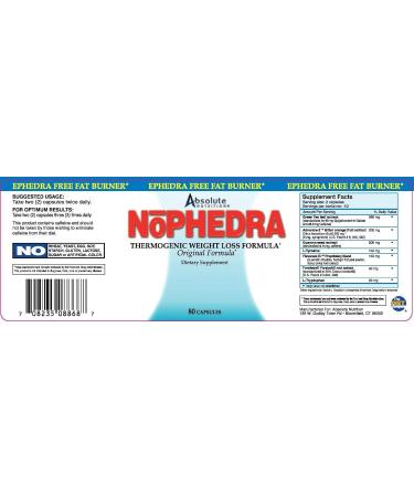 Absolute Nutrition Thermogenic Fat Burners Nophedra Capsules - 80 Count - Buy Online on GoSupps.com