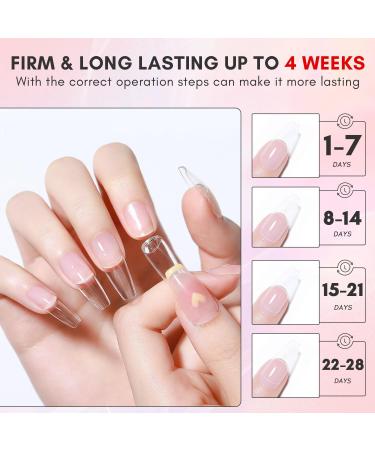 Makartt Pink Nail Glue Gel for Press On Nails | Strong Adhesive for False and Acrylic Nails - Buy Online on GoSupps.com
