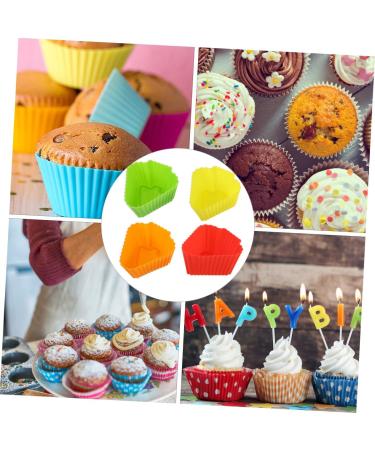 Zerodeko 20pcs Baking Mold Silicone Molds Reusable Baking Cases Tray Mold Muffin Baking Cups Cake Egg Tart - Buy Online on GoSupps.com