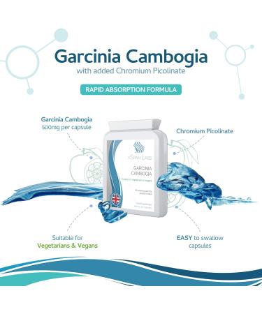 Super Strength Garcinia Cambogia 1500mg with Chromium Picolinate | 30 Day Supply | UK-Made - Buy Online on GoSupps.com