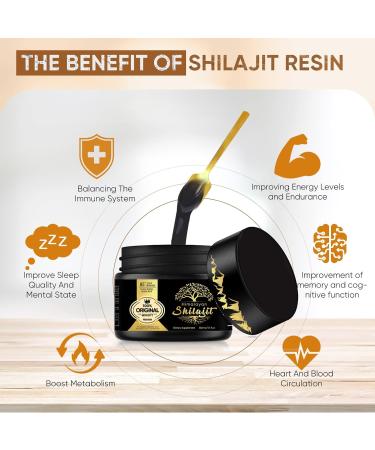 Pure Organic Himalayan Shilajit Resin 85+ Trace Minerals Complex for Focus, Energy & Immune Support | 2-3 Month Supply - Buy Online on GoSupps.com