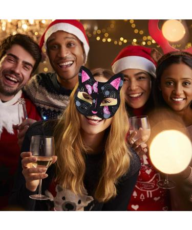 Buy Holibanna 4-Piece Paintable Thermal Cat Masks - DIY Blank White Masks for Masquerade Dance Parties & Cosplay - Buy Online on GoSupps.com