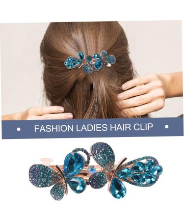 Beaupretty Spring Hair Clip rhinestone hair clip girls hair clips hair barrettes for girls blue hair clips barrettes for thick hair girl hair clips bridal hair pin rhinestones Miss - Buy Online on GoSupps.com