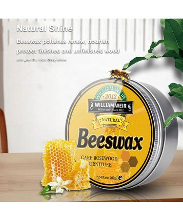 Beeswax Polish 7oz Natural Furniture Paste Wax - Waterproof Brighten Beeswaxing Furniture Polish Wood Floor Polish for Home Shakven - Buy Online on GoSupps.com
