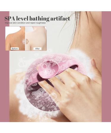 Oneleaf Bathing Bliss Massage Bath Ball - Exfoliating & Scrubbing for Skin Pampering - Purple & Blue - International Shipping Available - Buy Online on GoSupps.com