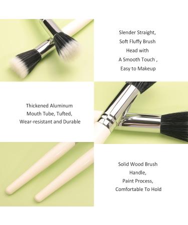 Buy Dpolla Pro Foundation Makeup Brush - Large Duo Fiber Stippling Brush for Flawless Foundation Powder Highlight & Blush - International Shipping Available - Buy Online on GoSupps.com
