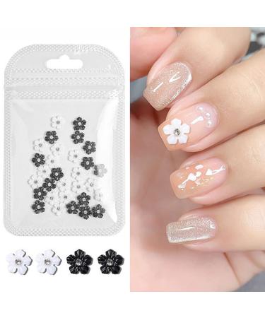 3D Cute Flowe Nail Charms Nail Glitter Charm Rhinestones Ornaments Nail Art Decorations Glitter Accessories for DIY Craft Nail Art Design Manicure Decor