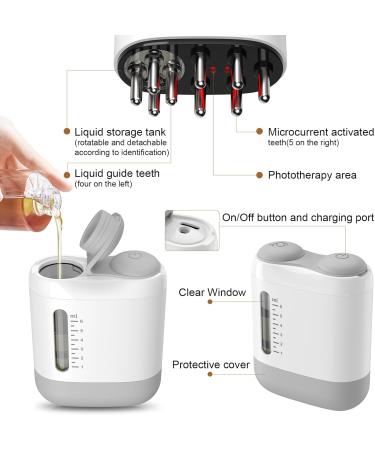 2 in 1 Scalp Massage Brush & Applicator Bottle | Hair Growth Treatment & Waterproof Shampoo Brush - Buy Online on GoSupps.com