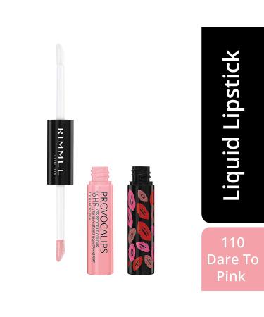 Rimmel Provocalips 16hr Kissproof Lipstick - Dare To Pink 0.14 oz - Buy Online on GoSupps.com