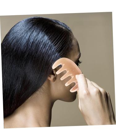 Frcolor 3 Sets Massage Device - Slico Guasha Facial Tool Jade Spa Tool & Scalp Massage Board for Eye Skin Care - Pink 12x4cm (3pcs) - Buy Online on GoSupps.com