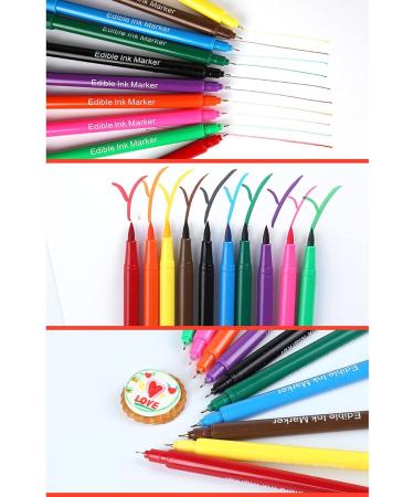 Double Head Edible Pigment Pen Food Coloring Pencil Cake Decorating Tool Cookie Painting Marker Baking Accessories 2 Sticks in a Box - Buy Online on GoSupps.com