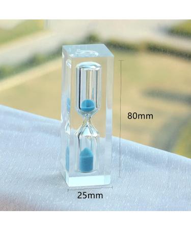 2-Piece Hourglass Set for Children - 3-Minute Timer for Toothbrushing Kitchens & Classrooms (Blue & Purple) - International Shipping Available - Buy Online on GoSupps.com