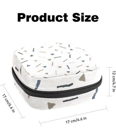 Womens Bonds Storage Pockets - Portable Floor Patterned Period Kit & Feminine Product Bag | Ideal for Women & Girls - Buy Online on GoSupps.com