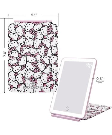Hello Kitty Touch Pad Mini Tri-Tone Makeup Mirror with LED Strip & USB Extension - Buy Online on GoSupps.com