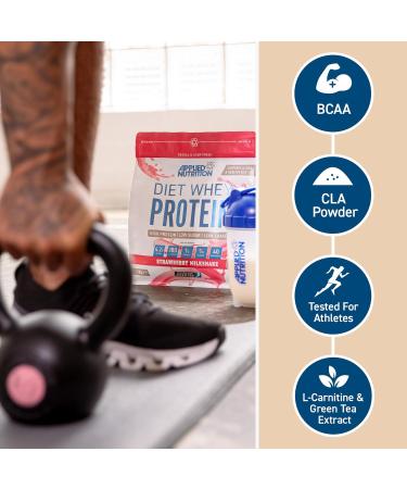 Applied Nutrition Diet Whey Vanilla Ice Cream - High Protein Powder for Weight Management with CLA, L Carnitine & Green Tea - 1kg (40 Servings) - Buy Online on GoSupps.com