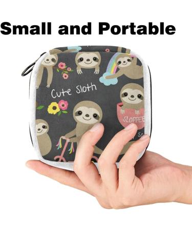 Cartoon Animals Sanitary Napkin Storage Bag - Color2418 | GIAPB Period Tampon Makeup Pad Pouch - Buy Online on GoSupps.com