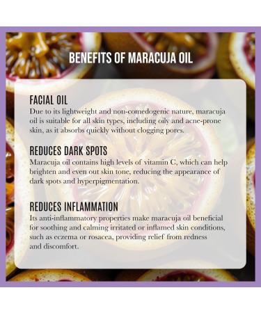 Buy Maracuja (Passion Fruit) Seed Facial Oil | Cold Pressed Moisturizer for All Skin Types | 4 fl oz - International Shipping - Buy Online on GoSupps.com