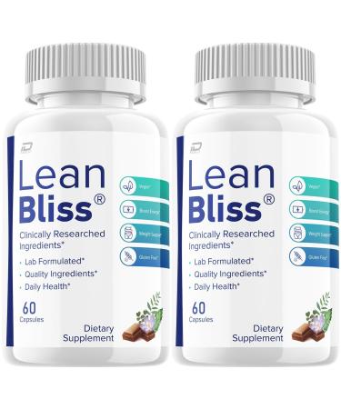 Lean Bliss Pills Lean Bliss Reviews Lean Bliss Advanced Formula Pills Lean Bliss All Natural Formula Supplement Capsules Lean Bliss Healthy Weight Support (2 Pack - 120 Capsules)