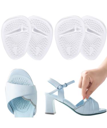 GQTJP Metatarsal Pads for Women & Men  Ball of Foot Cushions for Women High Heel  Mortons Neuroma Inserts  Soft Foot Pads Shoe Pads for High Heels  High Heel Cushion Inserts Women 2 Pairs Shoe Pads 2 Pairs